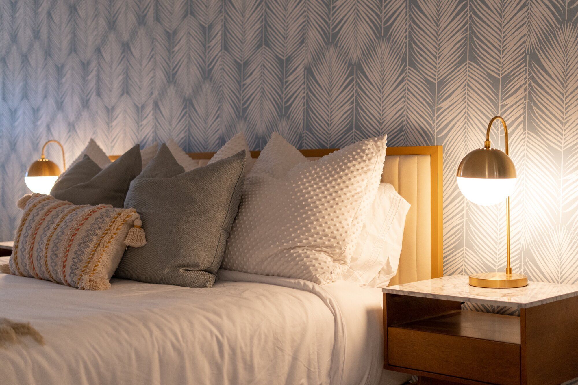 Outdoor patio seating for desert evenings at The Sundune