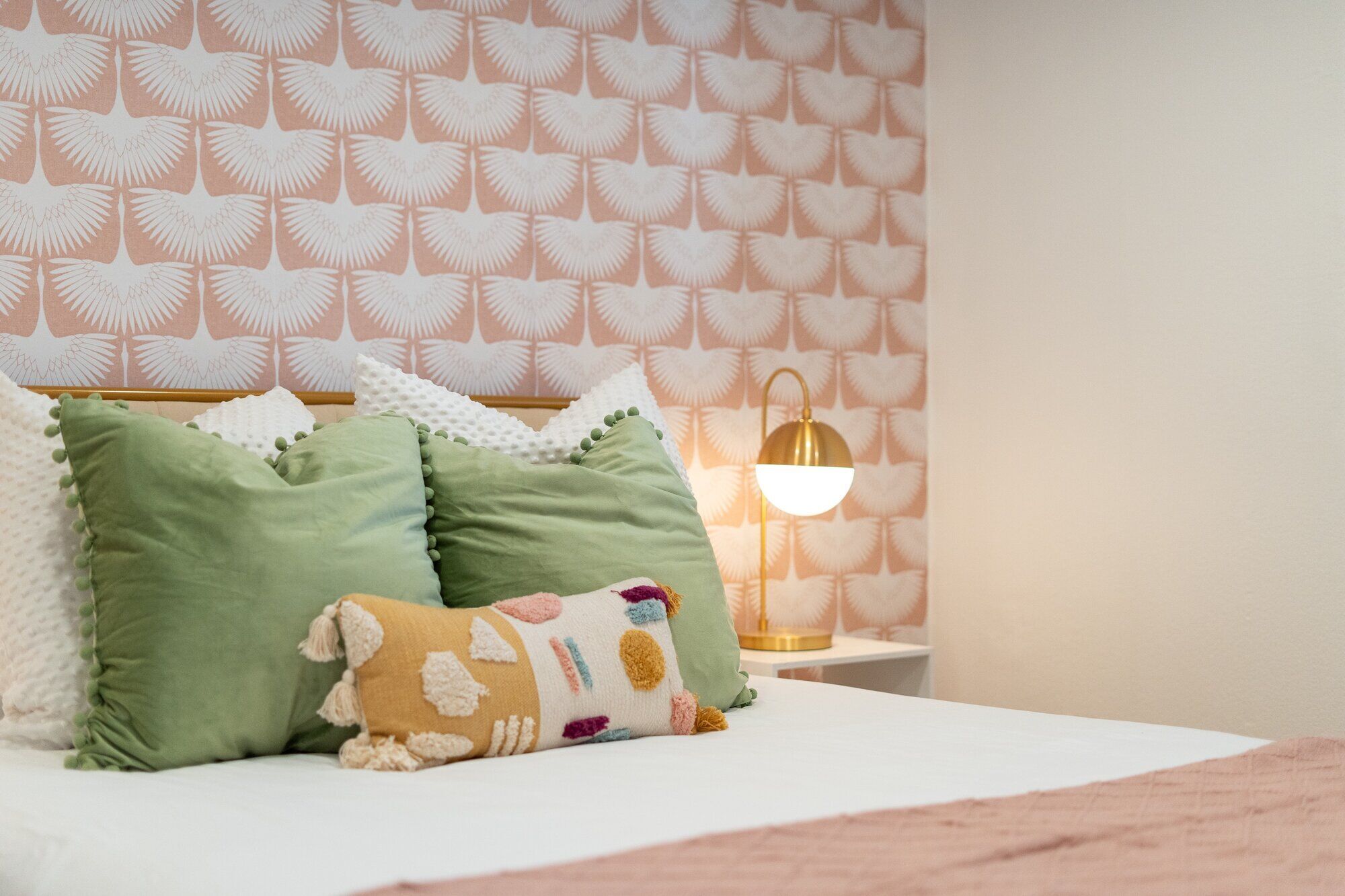 Poolside entertaining area at The Sundune vacation rental Palm Springs