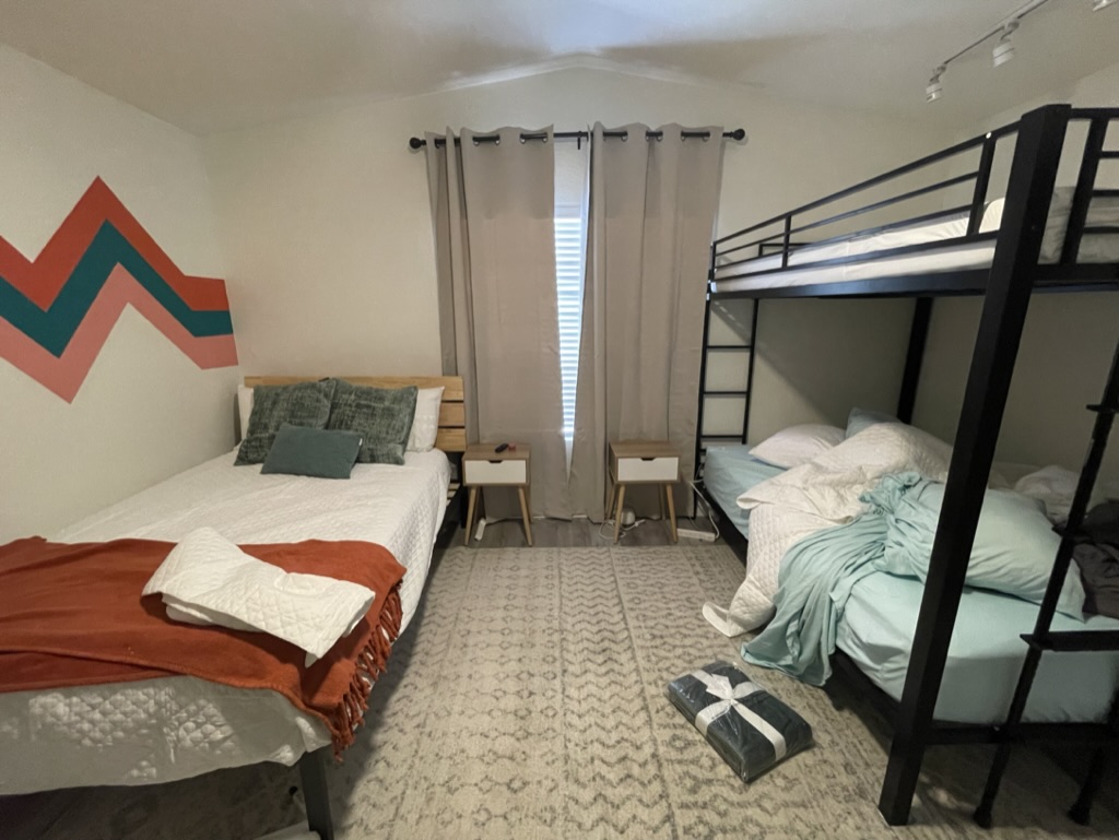 Styled kids room at a Coachella Valley vacation rental, a comfortable end to a full day of desert exploration